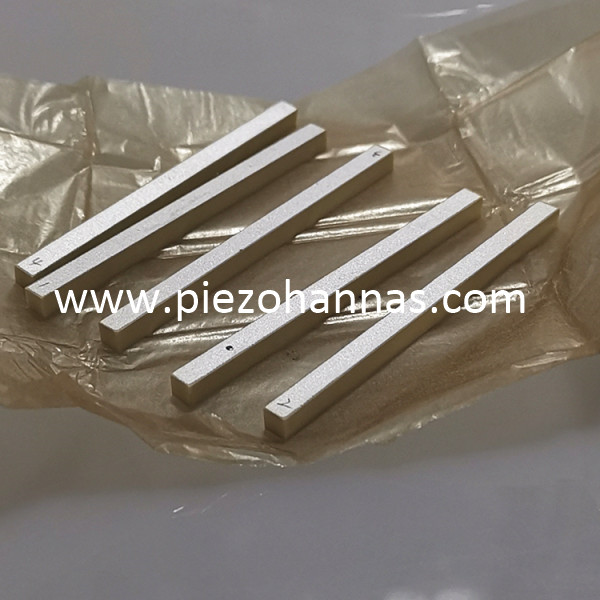 Estoque piezoelétrico cerâmica tiras piezoelétrico transdutores para hidrofone