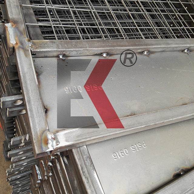 Acceso a la escalera de andamio de seguridad