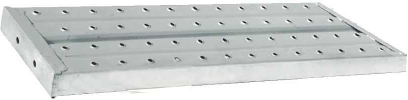 tabl&oacute;n de acero de andamio