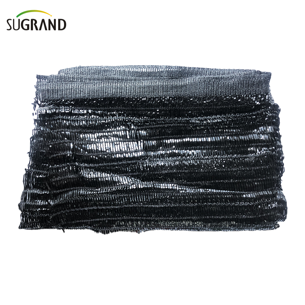 Red de sombra agrícola negra de material HDPE de 45G para Tailandia