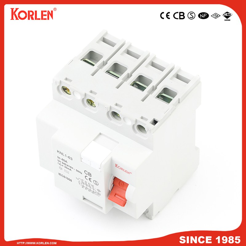 KNL1-63 Residual Current Circuit Breaker