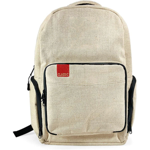 Hemp Burlap Jute Bookbags School Backpack Bag