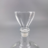 Fan-Shaped Glass Stopper for Glass Wine Bottle 