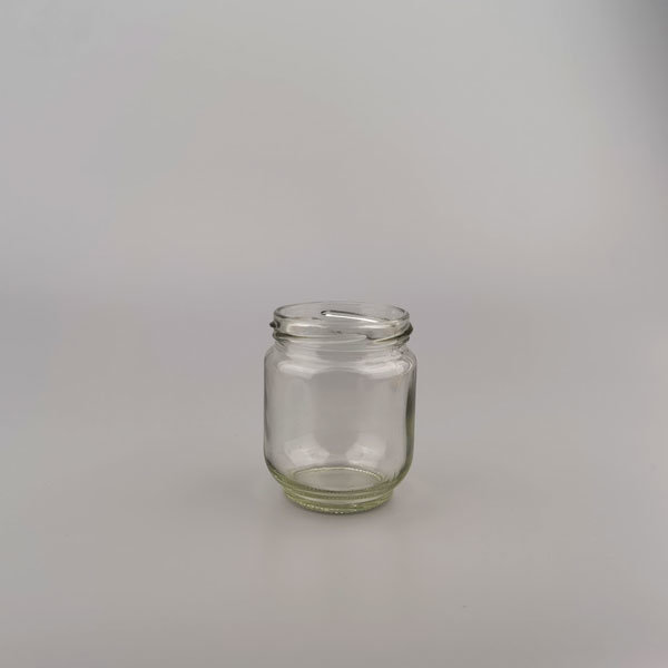 200ml Roud Shape with Metal Cap for Food Storage Glass Jar