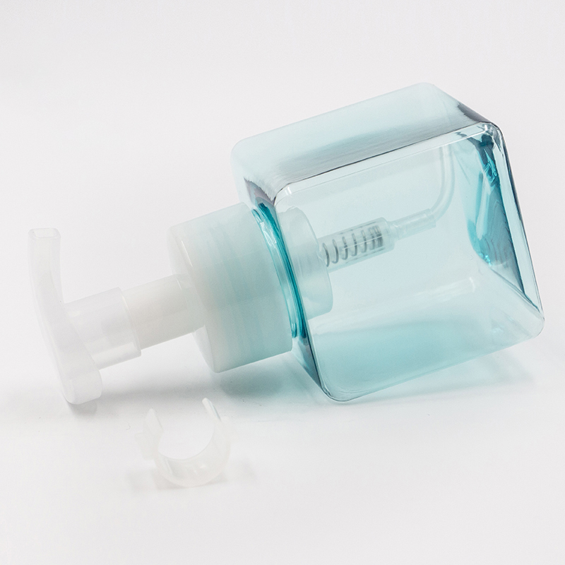 250ml Square PET Bottle with Foam Pump for Hand Sanitizer