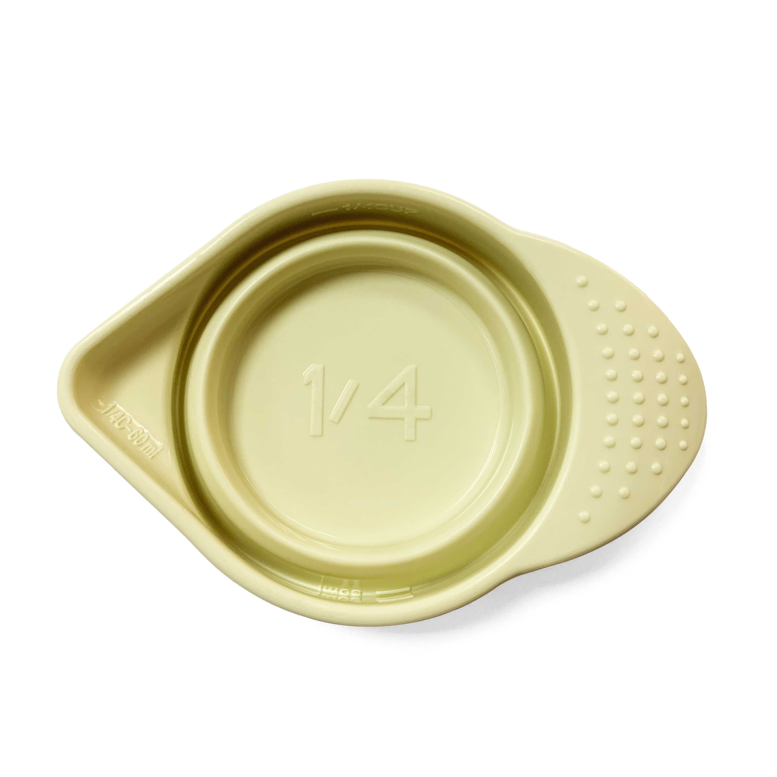 Silicone folding measuring cup