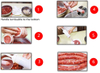 Food Grade Quality Hand Operated Commercial and Household Use Manual Sausage Maker Meat Stuffer