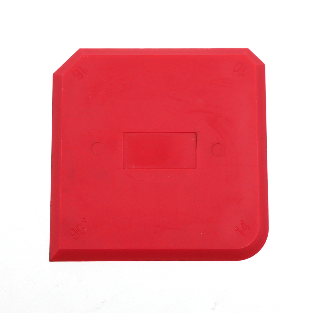 Red Sealant Silicone Caulking Tool Finishing Scraper Spatula 77x76x5mm Caulking Sealant Large Scraper