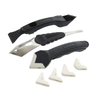 Silicone Scraper Set 3pcs Silicone Scraper Caulking Grouting Tool Sealant Finishing Cleaning Kit Set Sealant Spatula