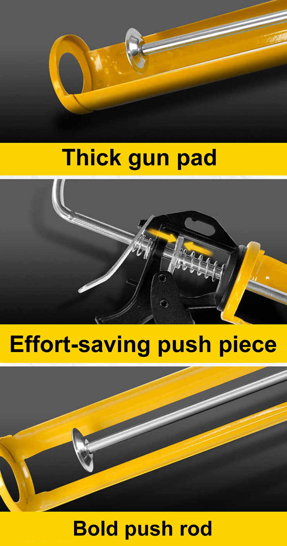 Aluminum Caulking Gun 7