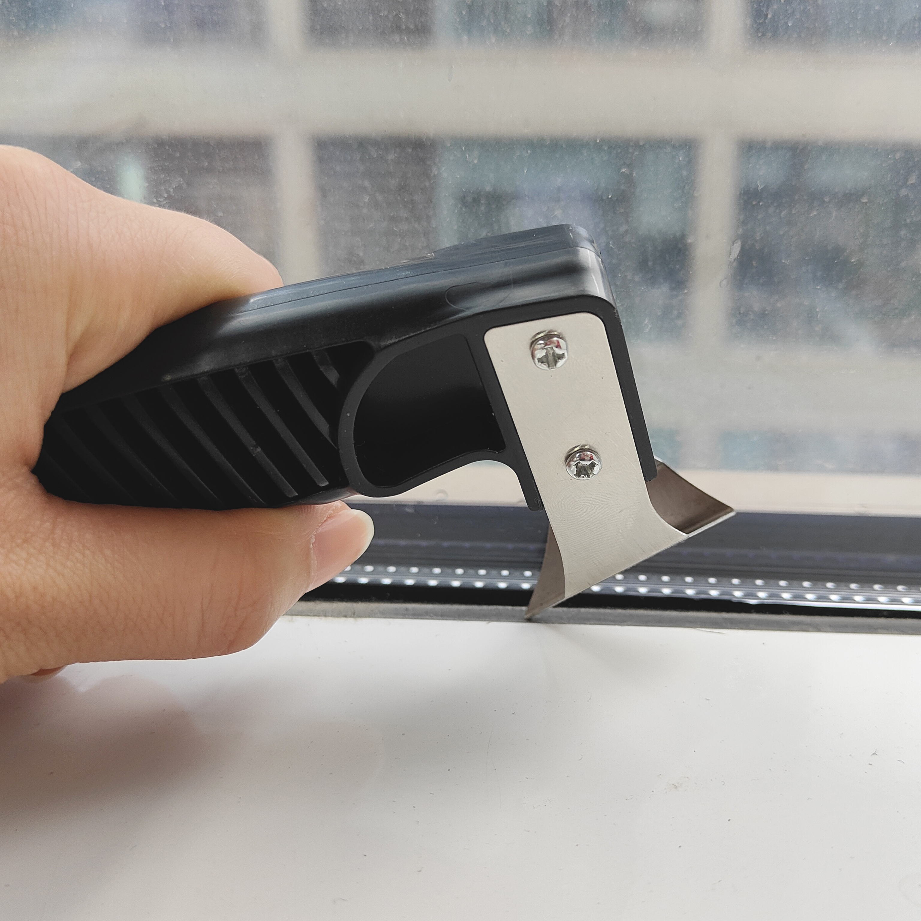 12 pcs/ set Joint Sealant Silicone Caulk Finishing Tool Grout Remover Angle Scraper with Nozzle and Cap