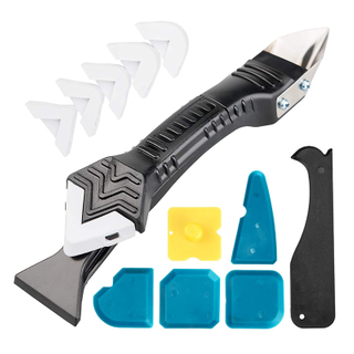 Silicone Sealant Finishing Tool Grout Scraper 13Pcs Caulk Nozzle Applicator Tools for Kitchen Bathroom Window and Sink Joint