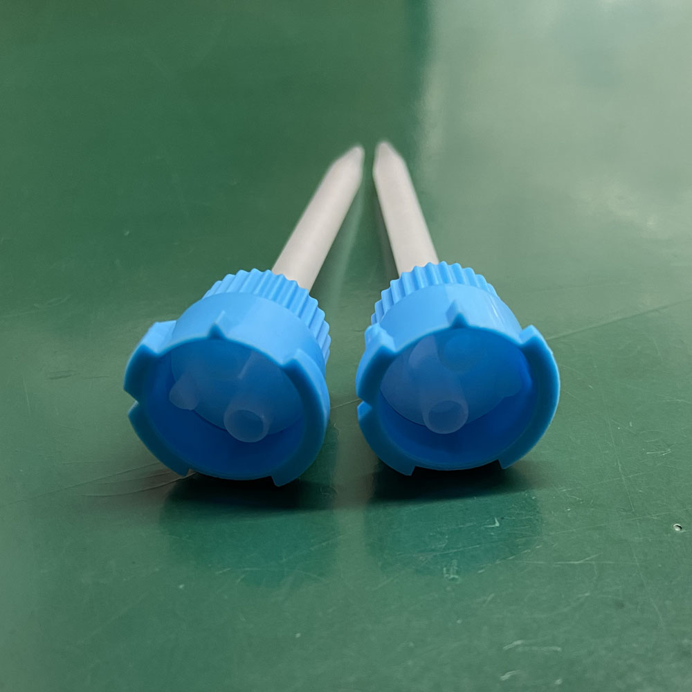 Plastic Mixer Tubes Tip 50ml 1:1 Resin Epoxy Adhesive Static Mixing Nozzle Tip for AB Gun