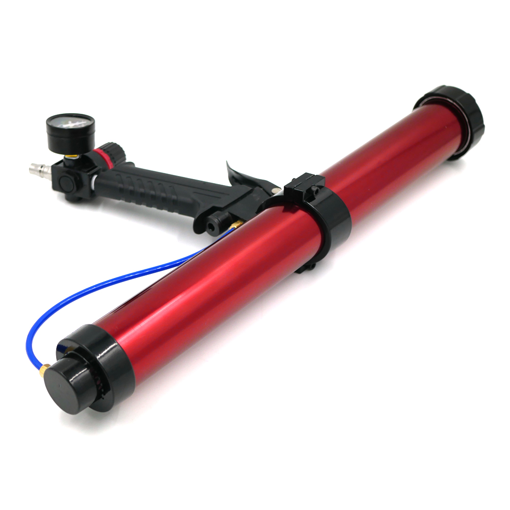 Sausage Sealant Type Red Air Caulking Gun with Barometric Dial