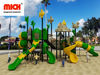 China grande playground ao ar livre com slide de tubo
