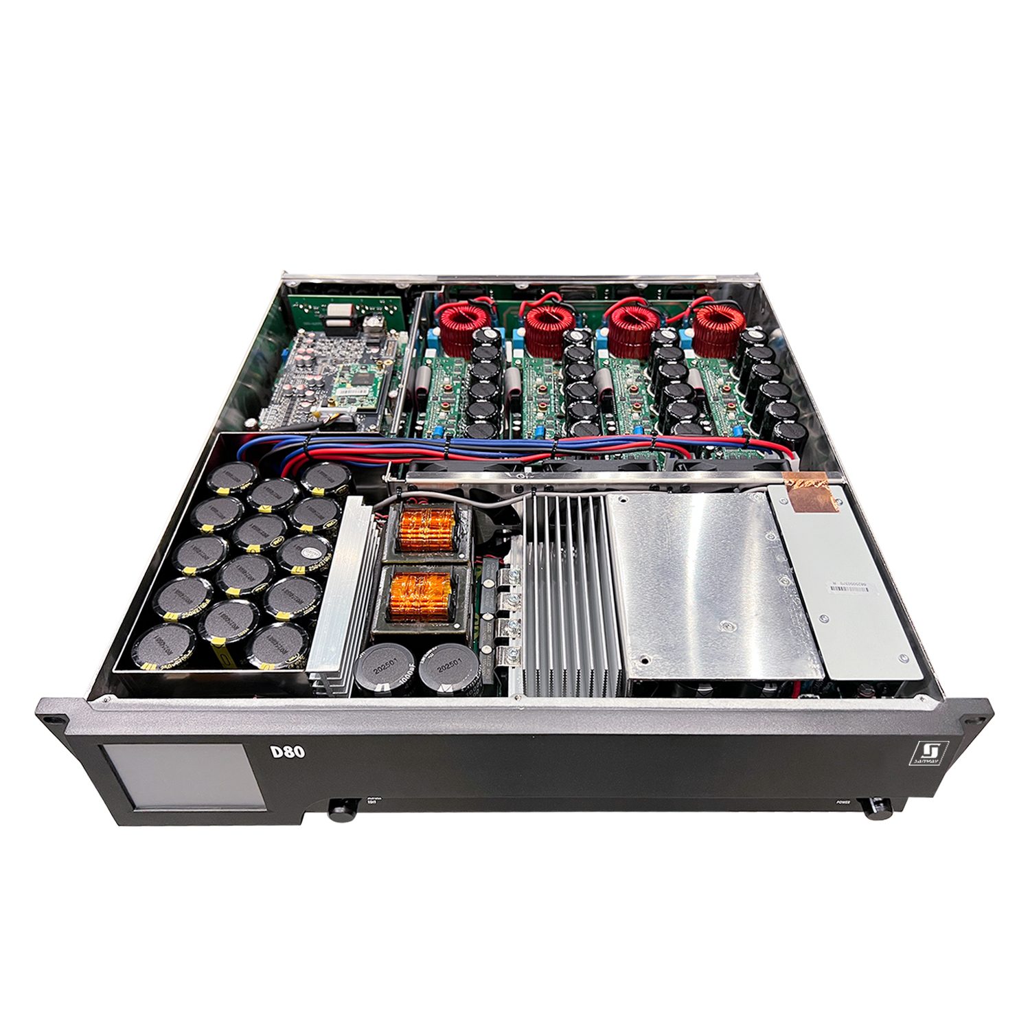 D80 16000W High Power Class DSP 4 Канал усилитель мощности для линейного динамика