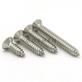 Acero inoxidable 304 A2-70 Tornillos de palanca de cabezales de contraataque ranurado 