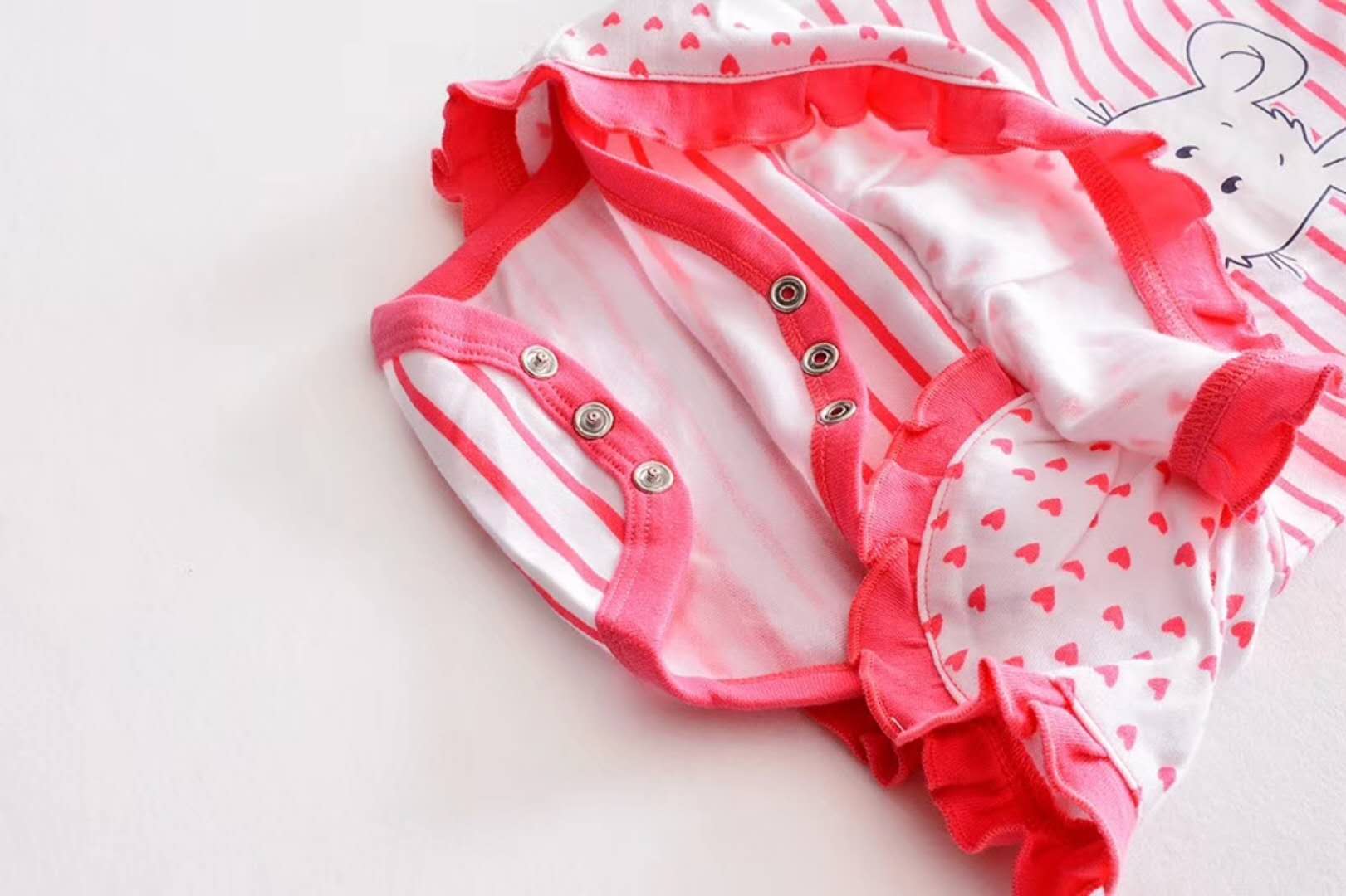 Wholesale 100% Cotton Baby Bodysuit Babygirls Onesie