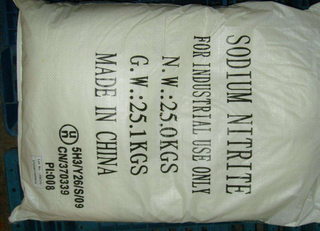 Nitrito de sódio para tingimento têxtil