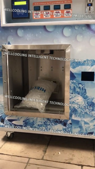 Self-Served Purified Water Auto-Packing Ice Vending Machine