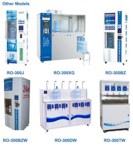 2 in 1 Coin IC Card Operated 800 Gpd Water and Ice Vending Machine