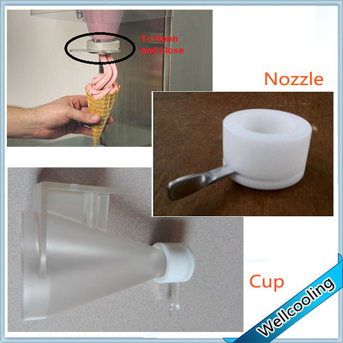 Stainless Steel Fruit Ice Cream Machine