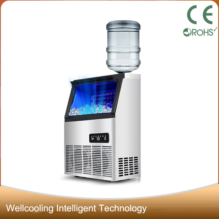 Low Noise 40kg/24h Ice Cube Machine for Bar