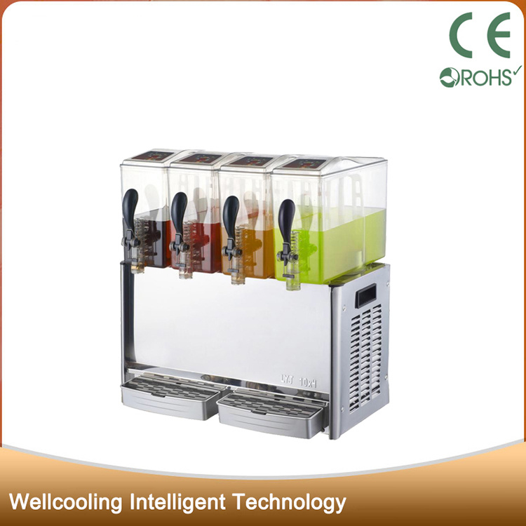 Automatic Control Ce Approved 4 Bowls Juice Dispenser
