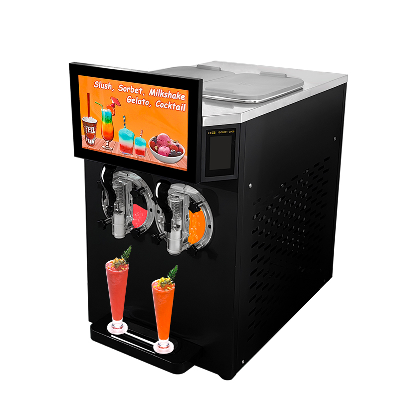 Commercial Double Tank Frozen Drink Machine 2023