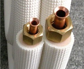 Tubo de conexão de cobre para isolamento de ar condicionado HVAC 