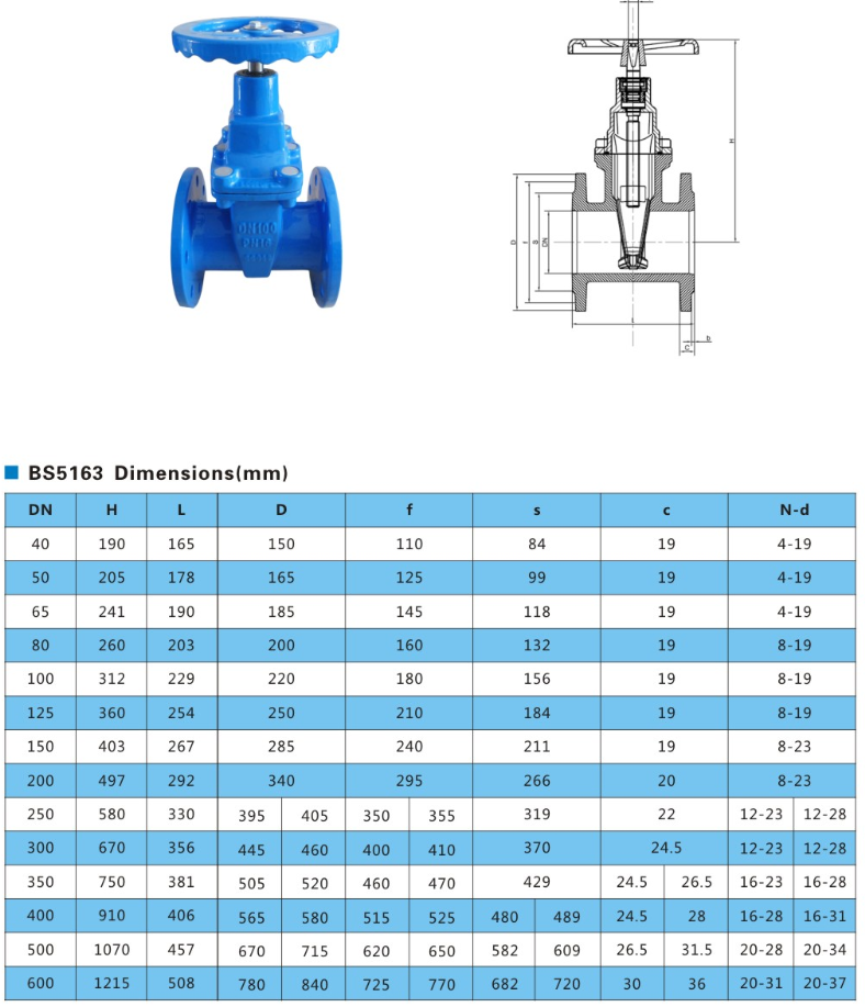 Awwa/DIN/ANSI/Mssp Cast/Ductile Iron Various Kinds Gate Valve for Rubber/Metal Seated