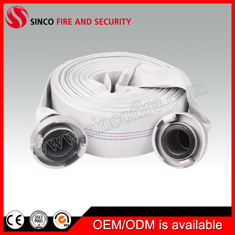 40mm 10 Bar White Canvas Hose