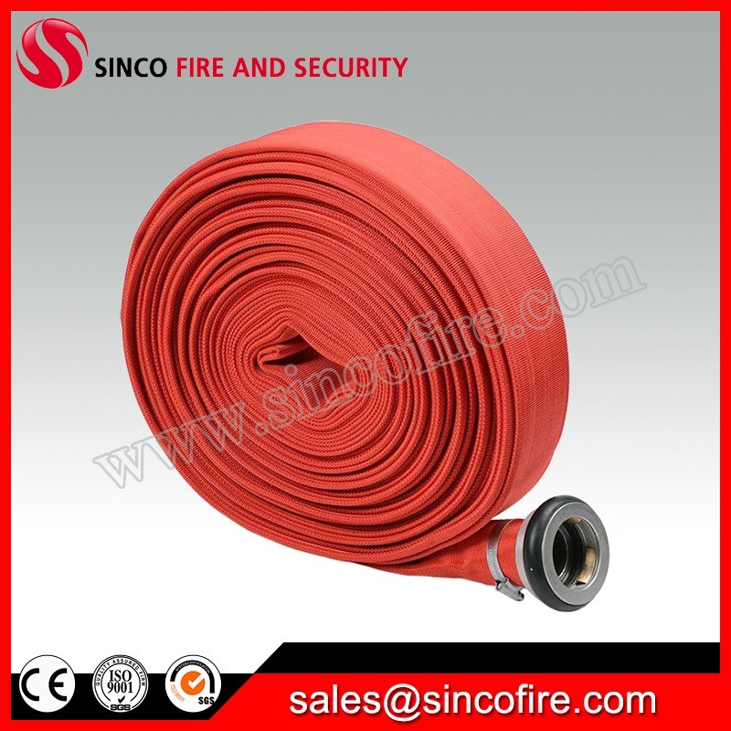Red Color Fire Hose with BS Fire Hose Couplings