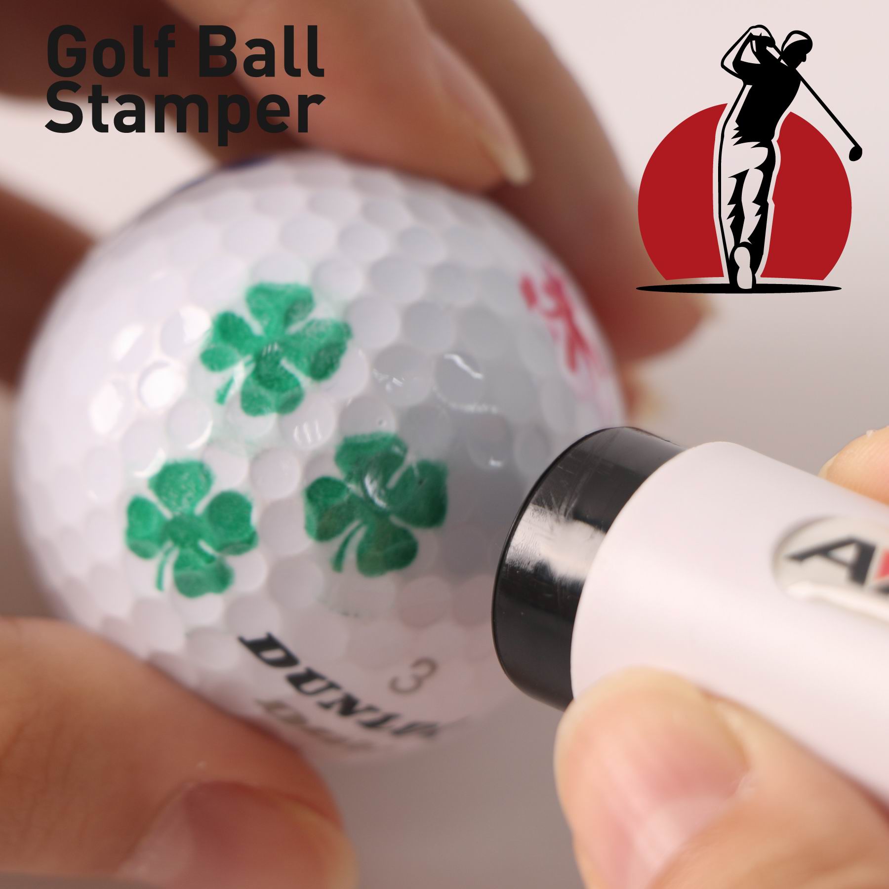 Plastic Customized Golf Ball Stamper Dia.11mm with Cheaper Price 
