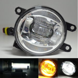 Universal upgrade white OE LED fog light with white DRL & amber Turn signal ( for Toyota Lexus) 