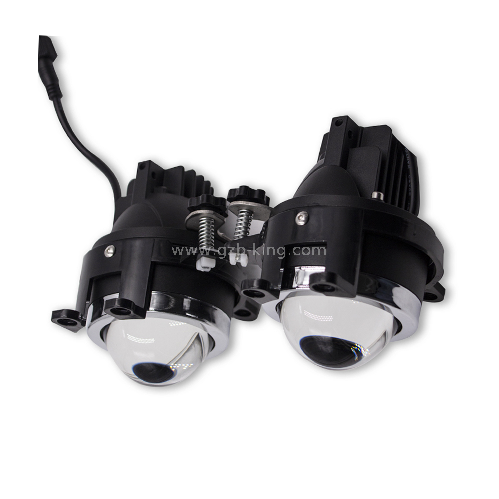 3 inch 8400LM 55W 3-color in one LED projector LED fog light 