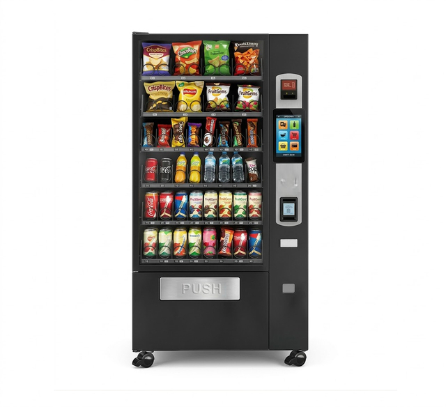 CV-4000C10 Máquina expendedora combinada de bebidas y refrigerios con pantalla táctil y autoservicio las 24 horas