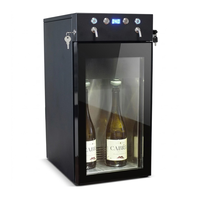 Dispensador de vino WDF-2A | Sistema modular de dosificación y conservación de vino para 2 botellas
