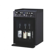 Dispensador de vino SC-4 | Sistema de conservación de vino de argón/nitrógeno para 4 botellas