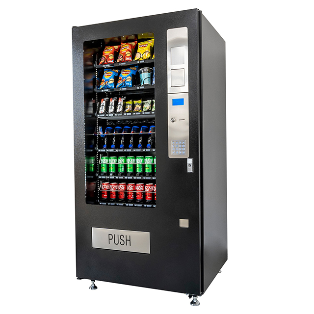 Máquina expendedora combinada de capacidad media para alimentos, bebidas y snacks VCM4