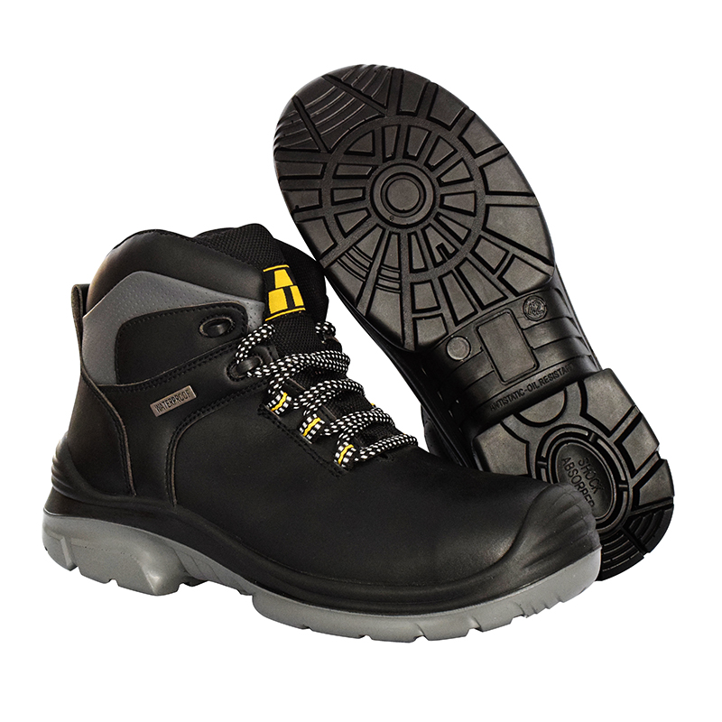 New product Customized Fashion Comfortable Work Boots Steel Toe genuine leather army Safety Shoes