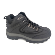 LEATHER SAFETY SHOES Steel toe Steel plate Sapatos de seguranca HRO RUBBER SOLE botas de seguridad industrial