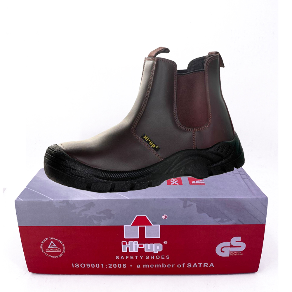 Safety Welding shoes OEM factory directed supply Brown color NUBUCK steel toe industry dealer safety boots trabajo zapato