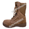 factory direct supply military boots breathable upper with leather and nylon fabric brown color desert boots