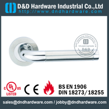 Punho de alavanca de aço inoxidável sólido fundido para portas duplas-DDSH186