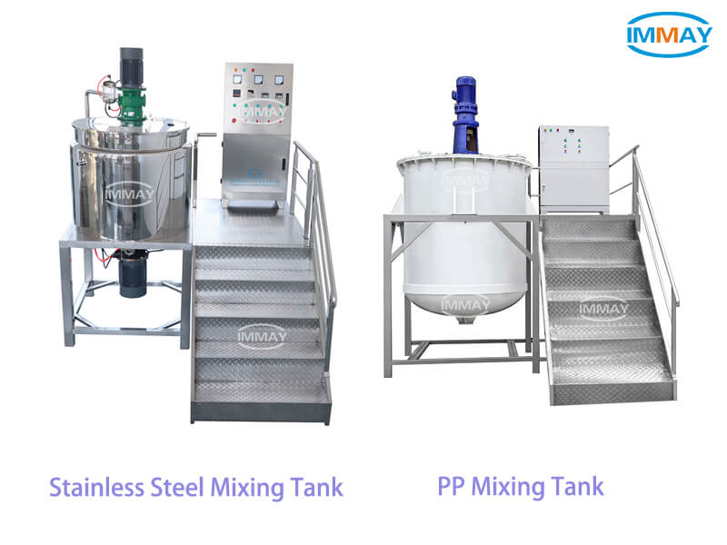 R&eacute;servoir de m&eacute;lange en acier inoxydable ou r&eacute;servoir de m&eacute;lange en PP