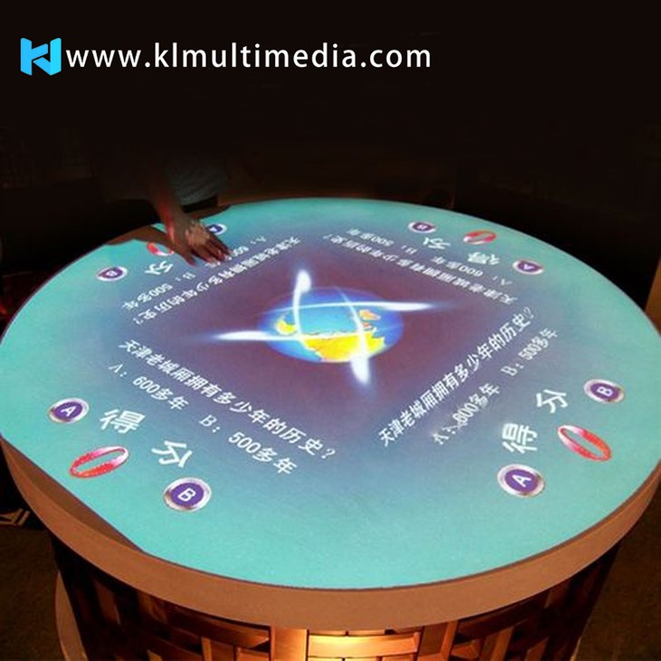 circular touch table