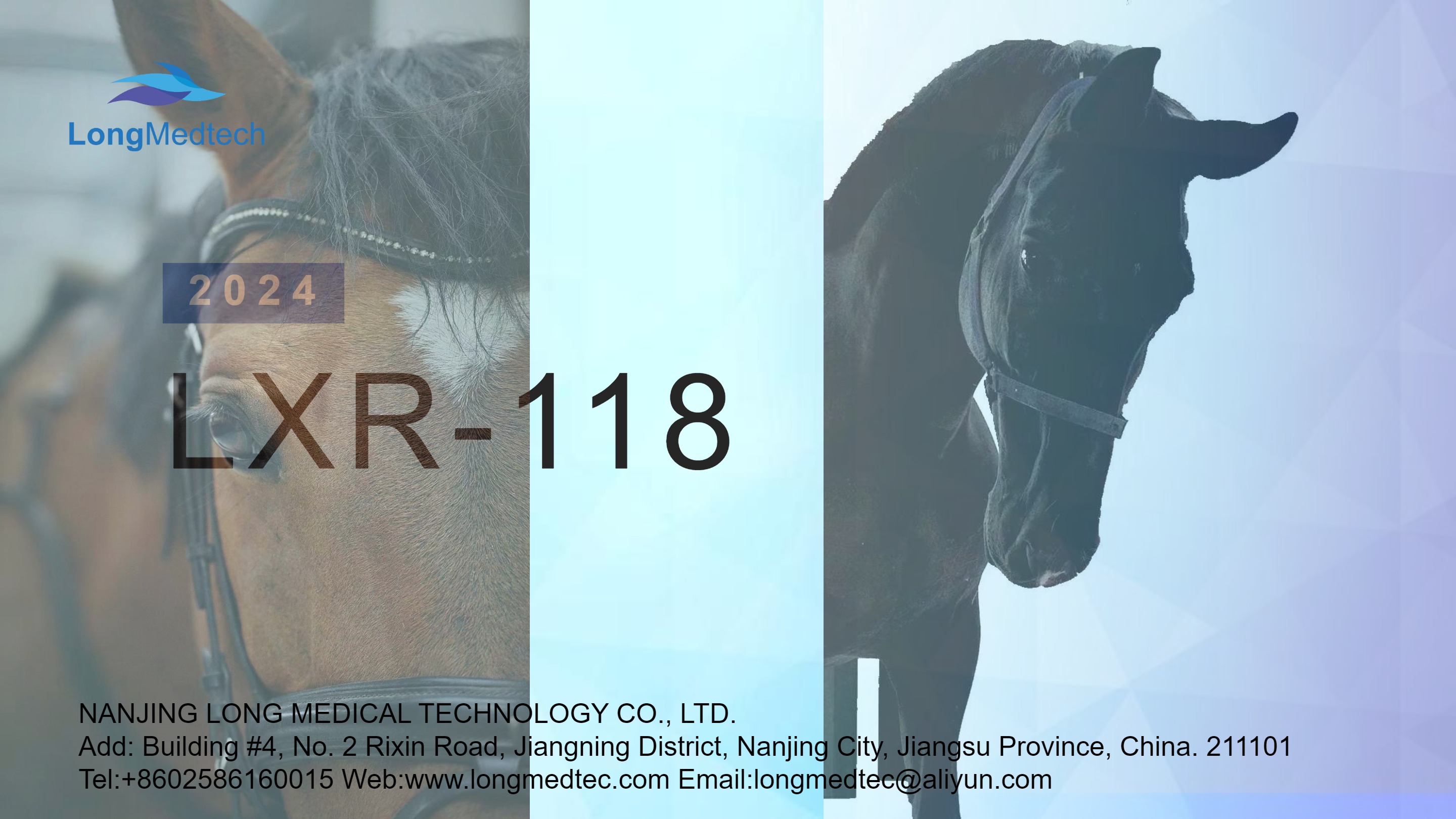 Cheval v&eacute;t&eacute;rinaire &agrave; rayons X portable LXR-118 avec d&eacute;tecteur &agrave; &eacute;cran plat sans fil-1