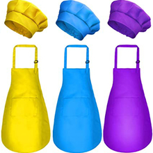 Children chef paint apron