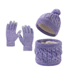Winter Children Hat Neckwarmer Glove Set